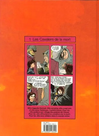 Verso de l'album Hannah Tome 1 Les cavaliers de la mort