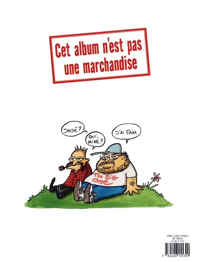 Verso de l'album Il faut tuer José Bové