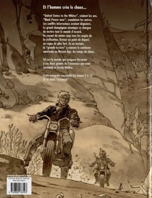 Verso de l'album Jeremiah L'Intégrale Volume 3