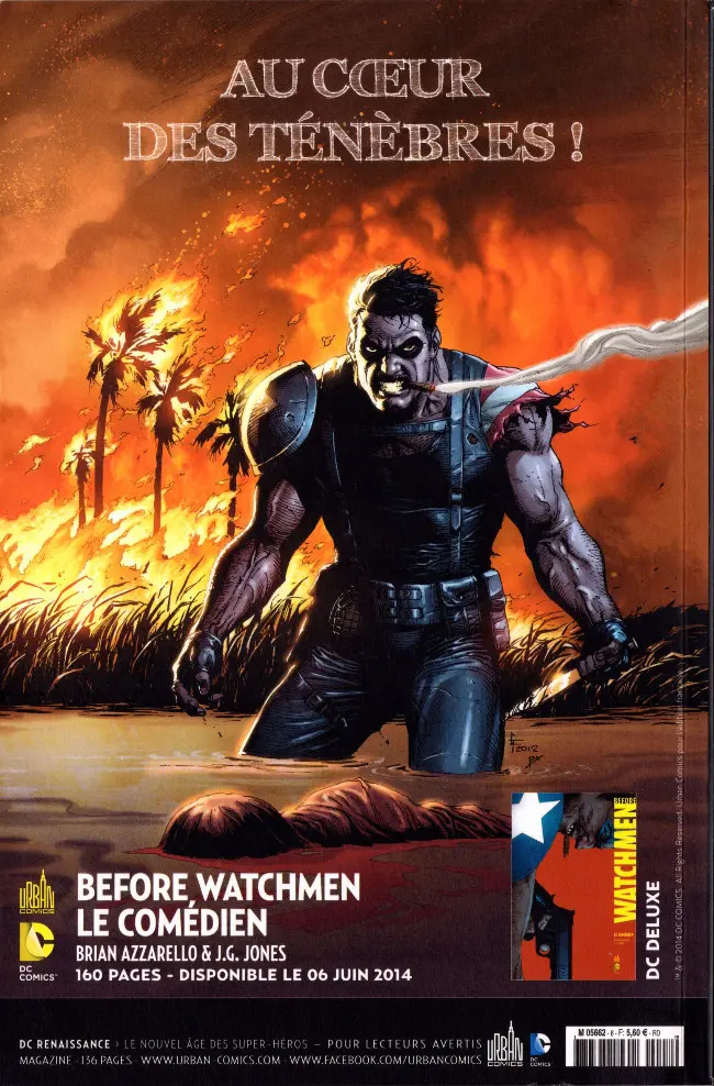 Verso de l'album Justice League Saga #8 Forever evil : le règne du mal est arrivé !