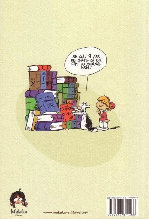 Verso de l'album Katz Tome 2 Journal d'un chat - Livre 2