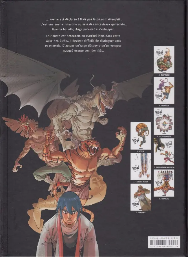 Verso de l'album Klaw Tome 8 Riposte
