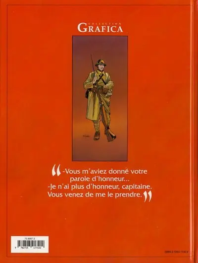 Verso de l'album Les Maîtres de l'Orge Tome 3 Adrien, 1917