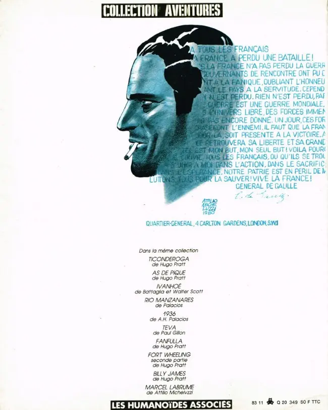 Verso de l'album Marcel Labrume Tome 2 A la recherche des guerres perdues