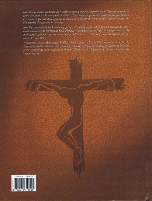 Verso de l'album Le Messager Tome 1 La sainte lance
