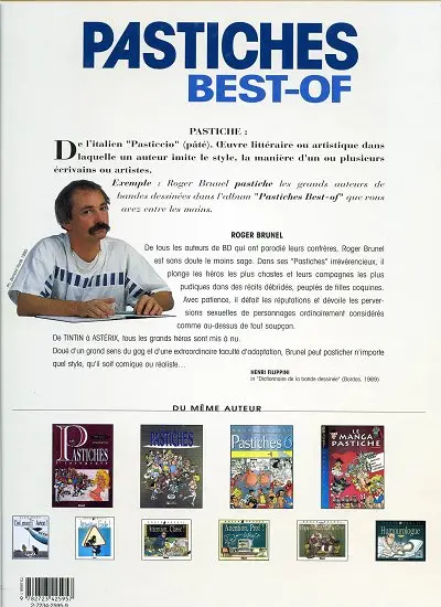 Verso de l'album Pastiches Best-of