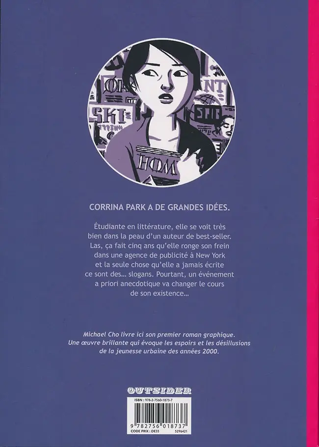 Verso de l'album Petite Voleuse