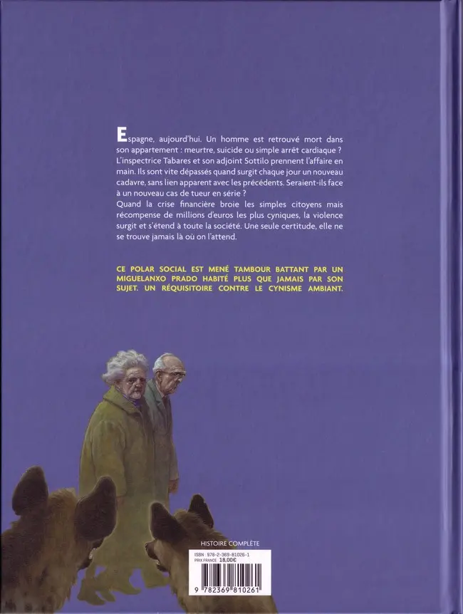 Verso de l'album Proies Faciles 1