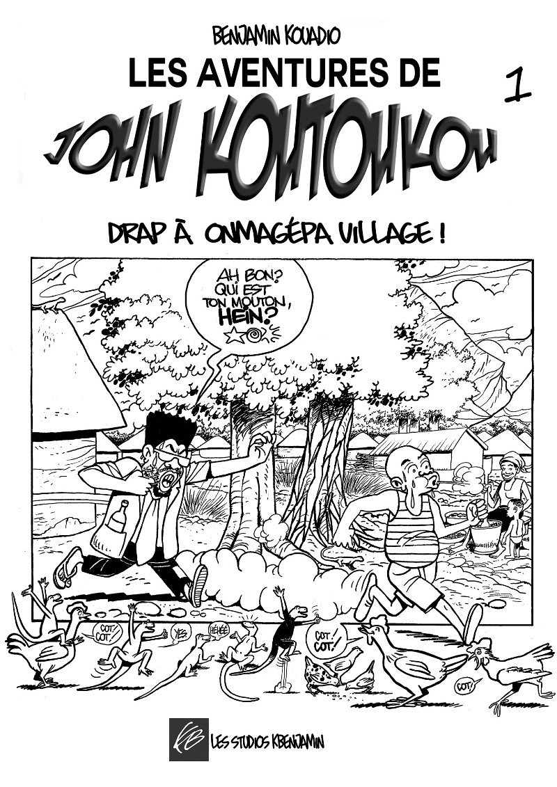 Autre de l'album John Koutoukou Tome 1 Drap à Onmagépa Village!