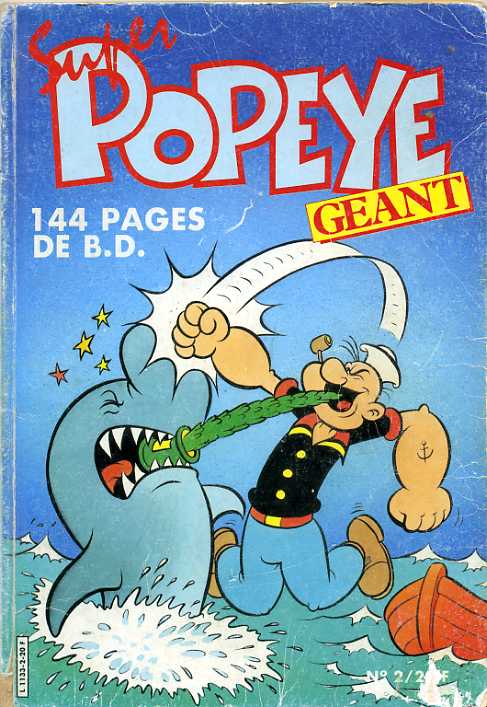 Couverture de l'album Super Popeye Géant N° 2