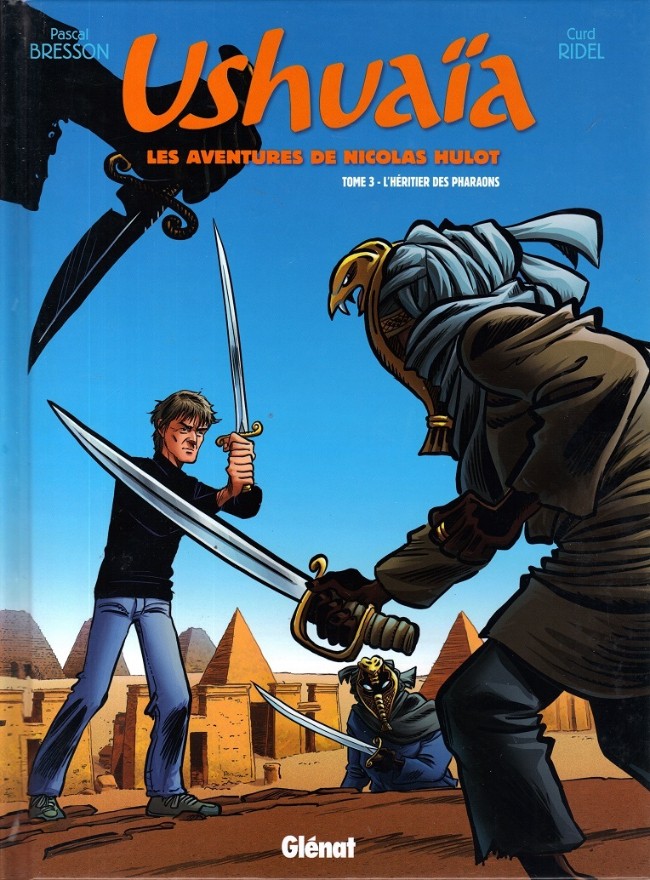 Couverture de l'album Ushuaïa - Les aventures de Nicolas Hulot Tome 3 L'Héritier des Pharaons