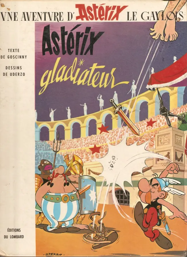 Couverture de l'album Astérix Tome 4 Astérix gladiateur