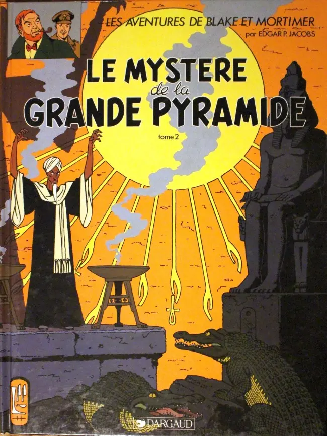 Couverture de l'album Blake et Mortimer Tome 5 Le Mystère de la Grande Pyramide - Tome 2