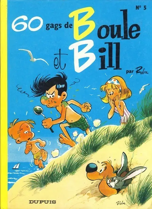 Couverture de l'album Boule & Bill Tome 5 60 gags de Boule et Bill