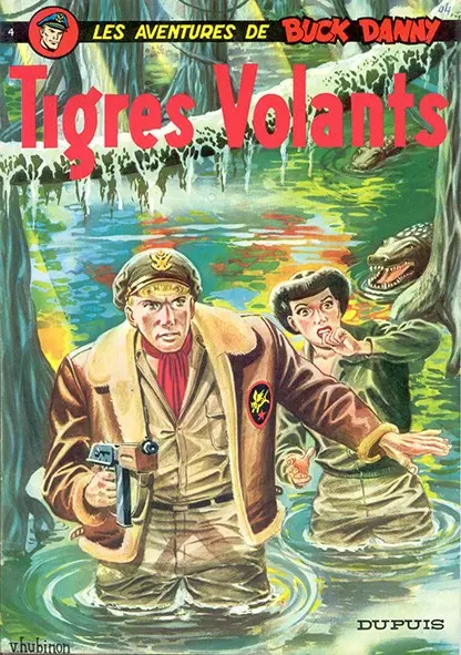 Couverture de l'album Buck Danny Tome 4 Tigres Volants