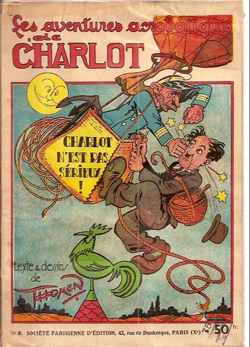 Couverture de l'album Charlot 1ère Série - SPE Tome 8 Charlot n'est pas sérieux !