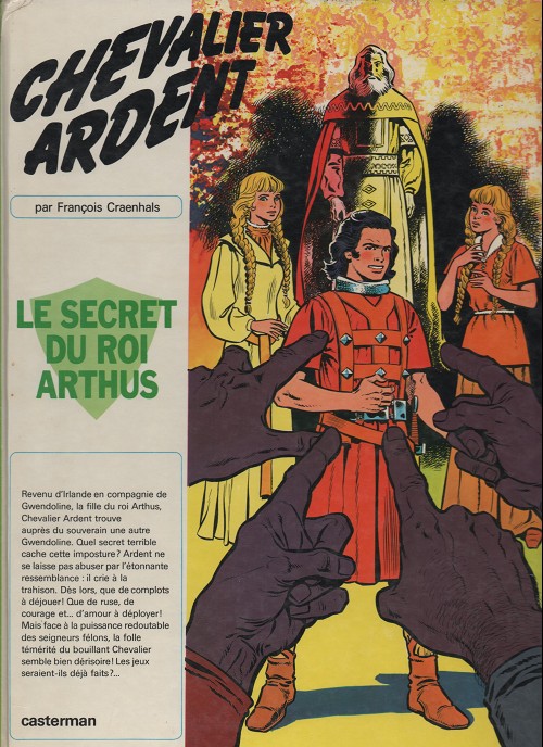 Couverture de l'album Chevalier Ardent Tome 6 Le secret du roi Arthus