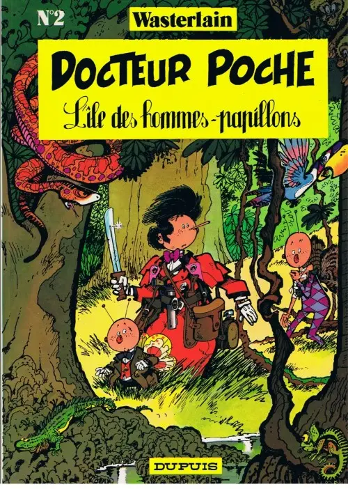 Couverture de l'album Docteur Poche Tome 2 L'île des hommes-papillons