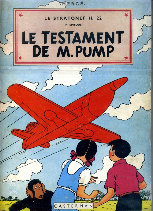 Couverture de l'album Les Aventures de Jo, Zette et Jocko Tome 1 Le testament de M.Pump