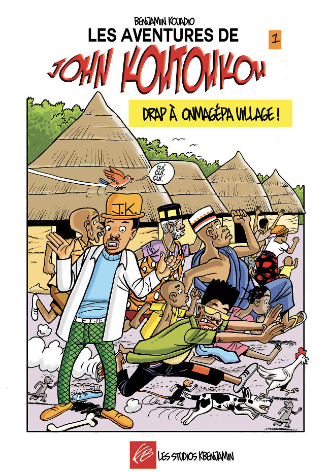 Couverture de l'album John Koutoukou Tome 1 Drap à Onmagépa Village!