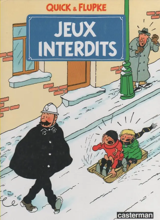 Couverture de l'album Quick et Flupke - Gamins de Bruxelles Tome 2 Jeux interdits