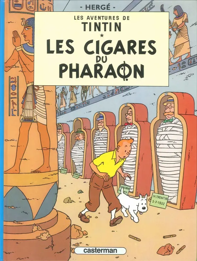 Couverture de l'album Tintin Tome 4 Les cigares du pharaon