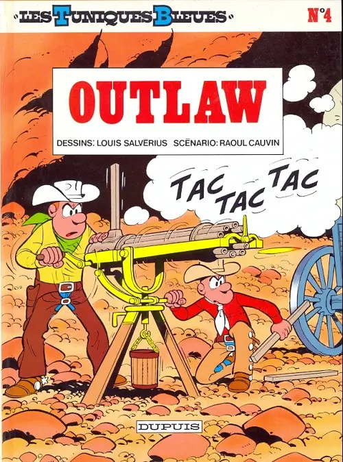 Couverture de l'album Les Tuniques Bleues Tome 4 Outlaw