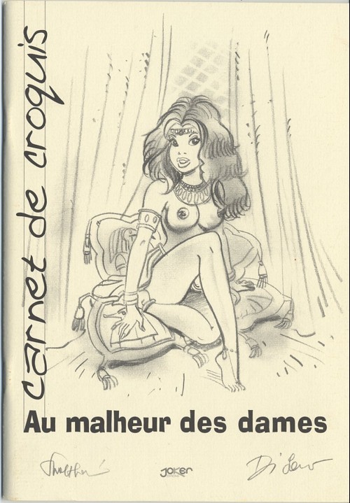 Couverture de l'album Une femme dans la peau / Johanna Au malheur des dames - Carnet de croquis