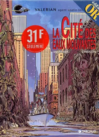 Couverture de l'album Valérian Tome 1 La cité des eaux mouvantes