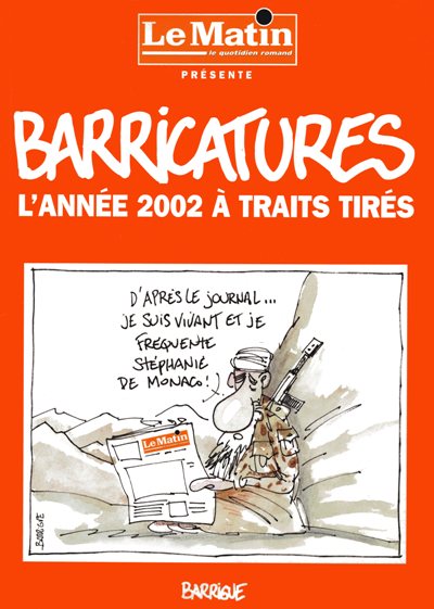Couverture de l'album Barricatures Tome 22 L'Année 2002 à traits tirés