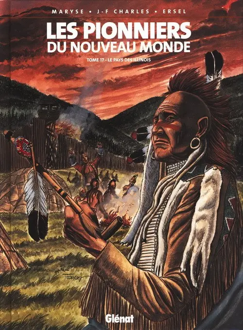 Couverture de l'album Les Pionniers du Nouveau Monde Tome 17 Le pays des Illinois