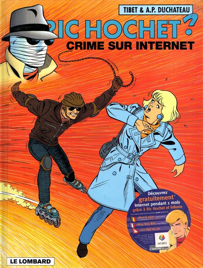 Couverture de l'album Ric Hochet Tome 60 Crime sur internet