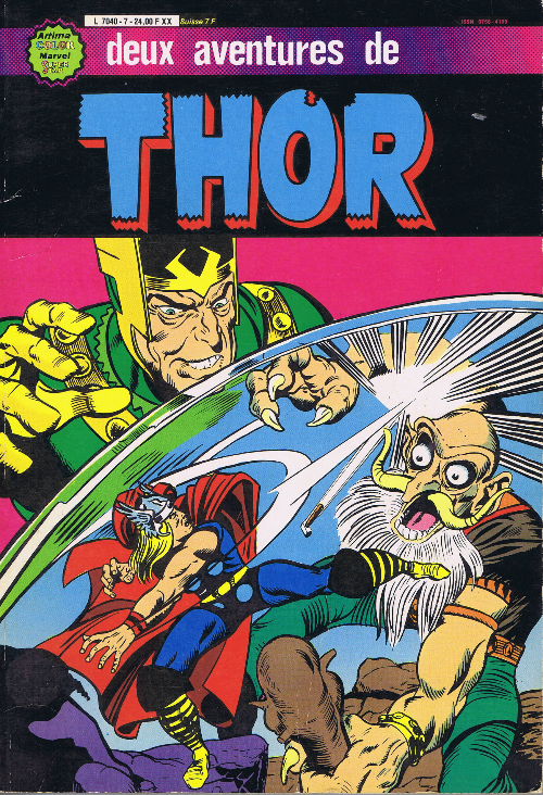 Couverture de l'album Thor le fils d'Odin Album N° 7