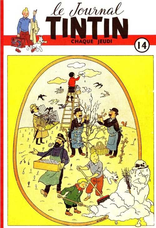 Couverture de l'album Tintin Tome 14