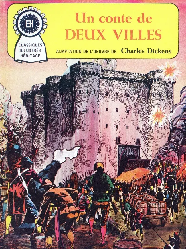 Couverture de l'album Classiques illustrés Tome 25 Un conte de deux villes