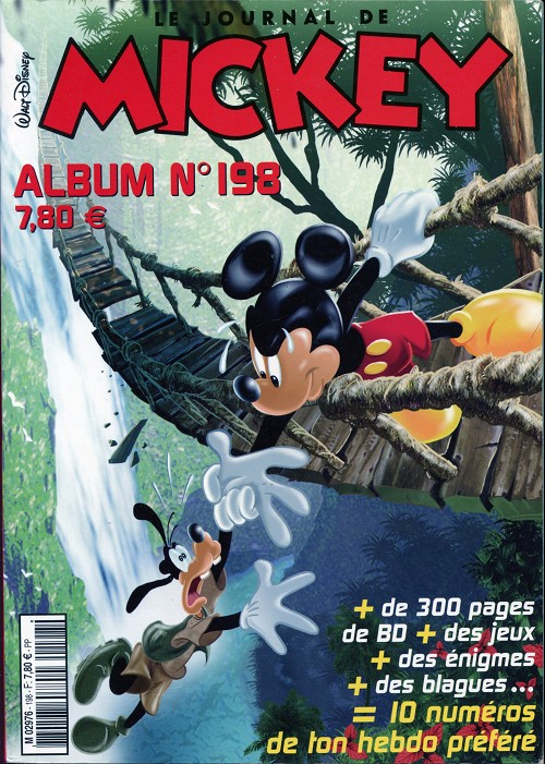 Couverture de l'album Le Journal de Mickey Album N° 198