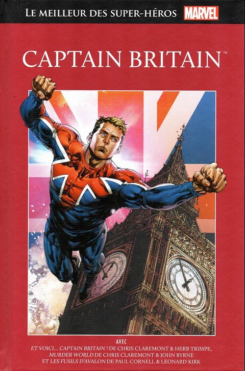 Couverture de l'album Le meilleur des Super-Héros Marvel Tome 46 Captain britain