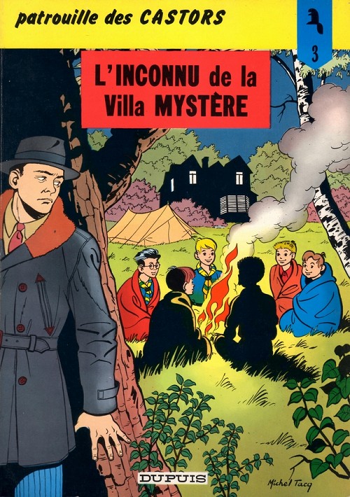 Couverture de l'album La Patrouille des Castors Tome 3 L'inconnu de la villa mystère