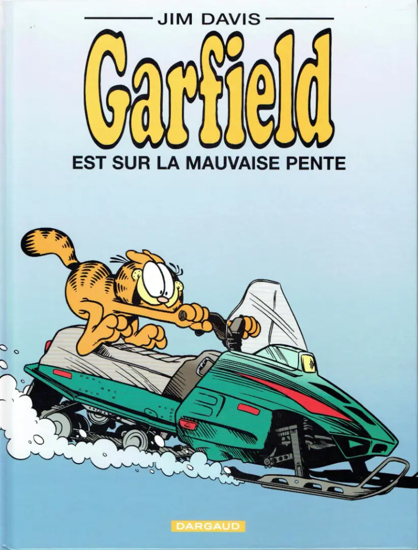 Couverture de l'album Garfield Tome 25 Garfield est sur la mauvaise pente
