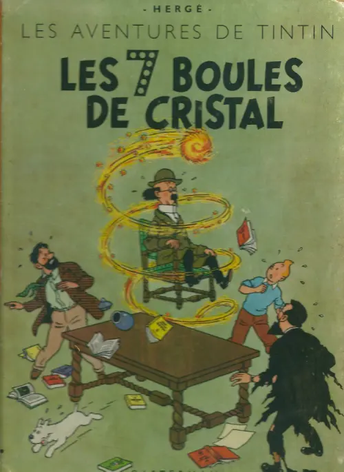 Couverture de l'album Tintin Tome 13 Les 7 boules de cristal
