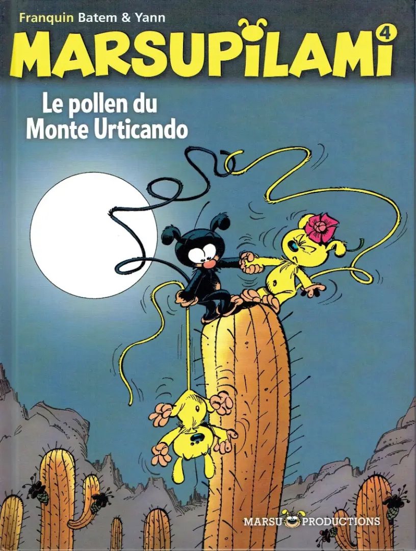 Couverture de l'album Marsupilami Tome 4 Le pollen du Monte Urticando