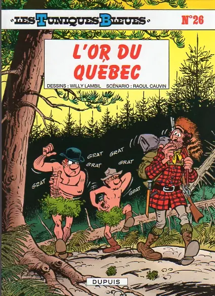 Couverture de l'album Les Tuniques Bleues Tome 26 L'or du Québec
