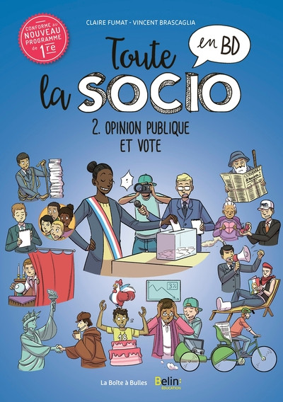 Couverture de l'album Toute la socio en BD 2 L'opinion publique et le vote