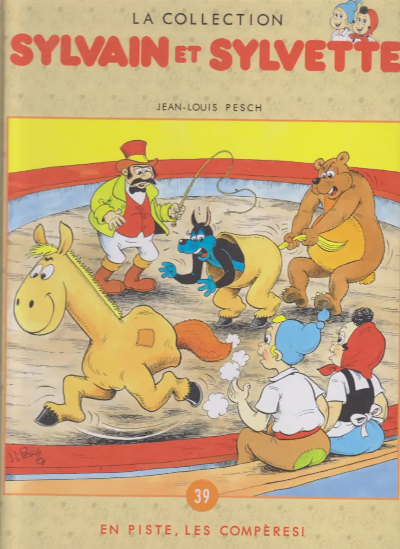 Couverture de l'album Sylvain et Sylvette Tome 39 En piste , les compères !