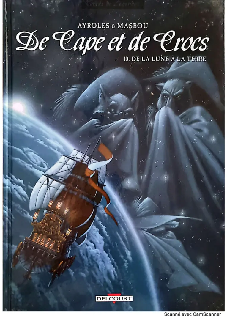 Couverture de l'album De Cape et de Crocs Tome 10 De la Lune à la Terre