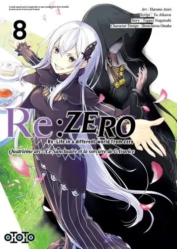 Couverture de l'album Re:Zero (Re : Life in a different world from zero) Vol. 8 Le Sanctuaire et la sorcière de l'Avarice