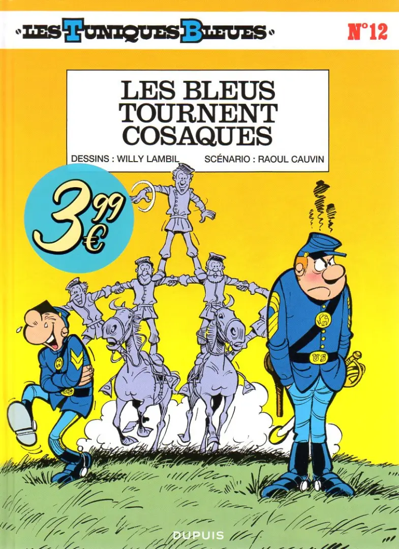Couverture de l'album Les Tuniques Bleues Tome 12 Les Bleus tournent cosaques