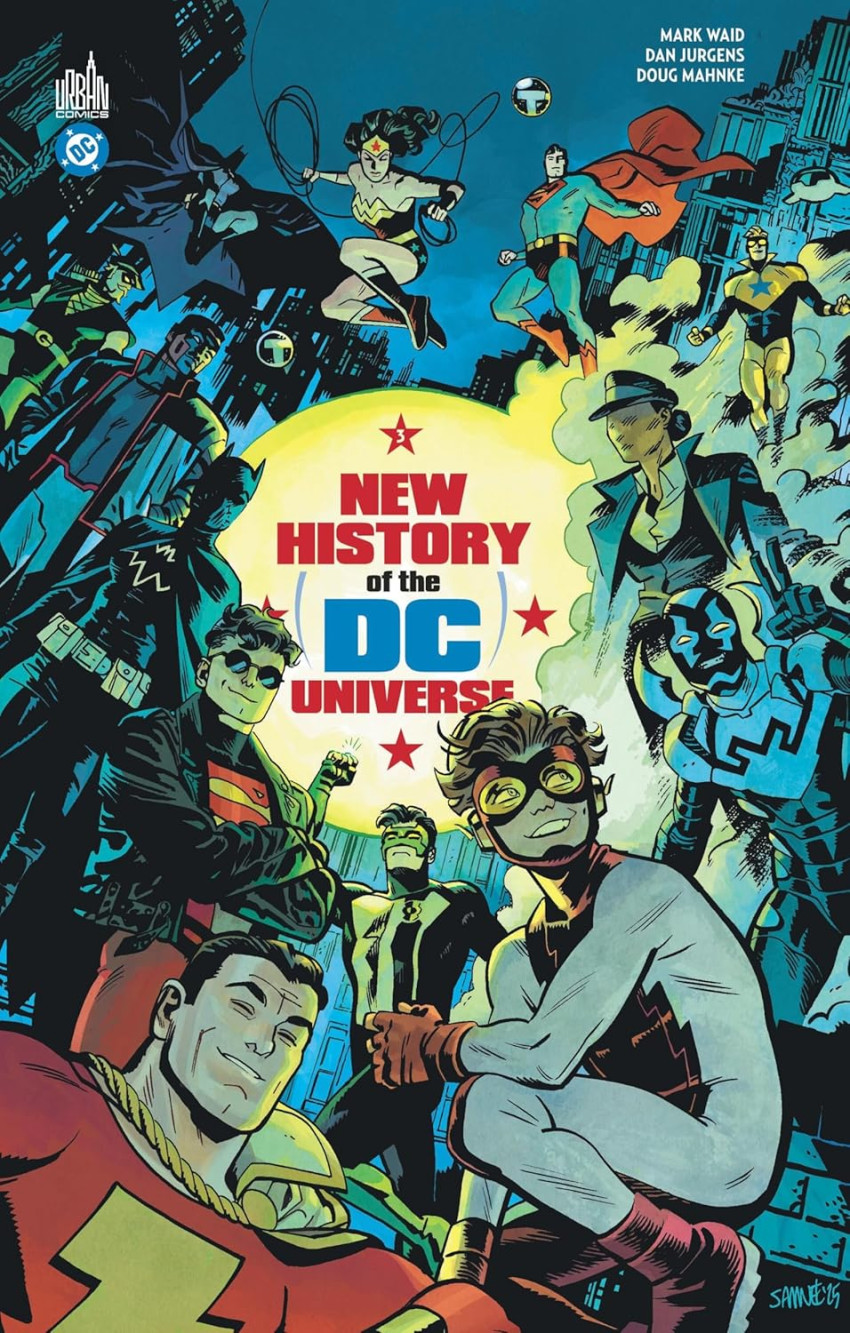 Couverture de l'album New History of the DC Universe Tome 3 De l'âge sombre à la crise finale