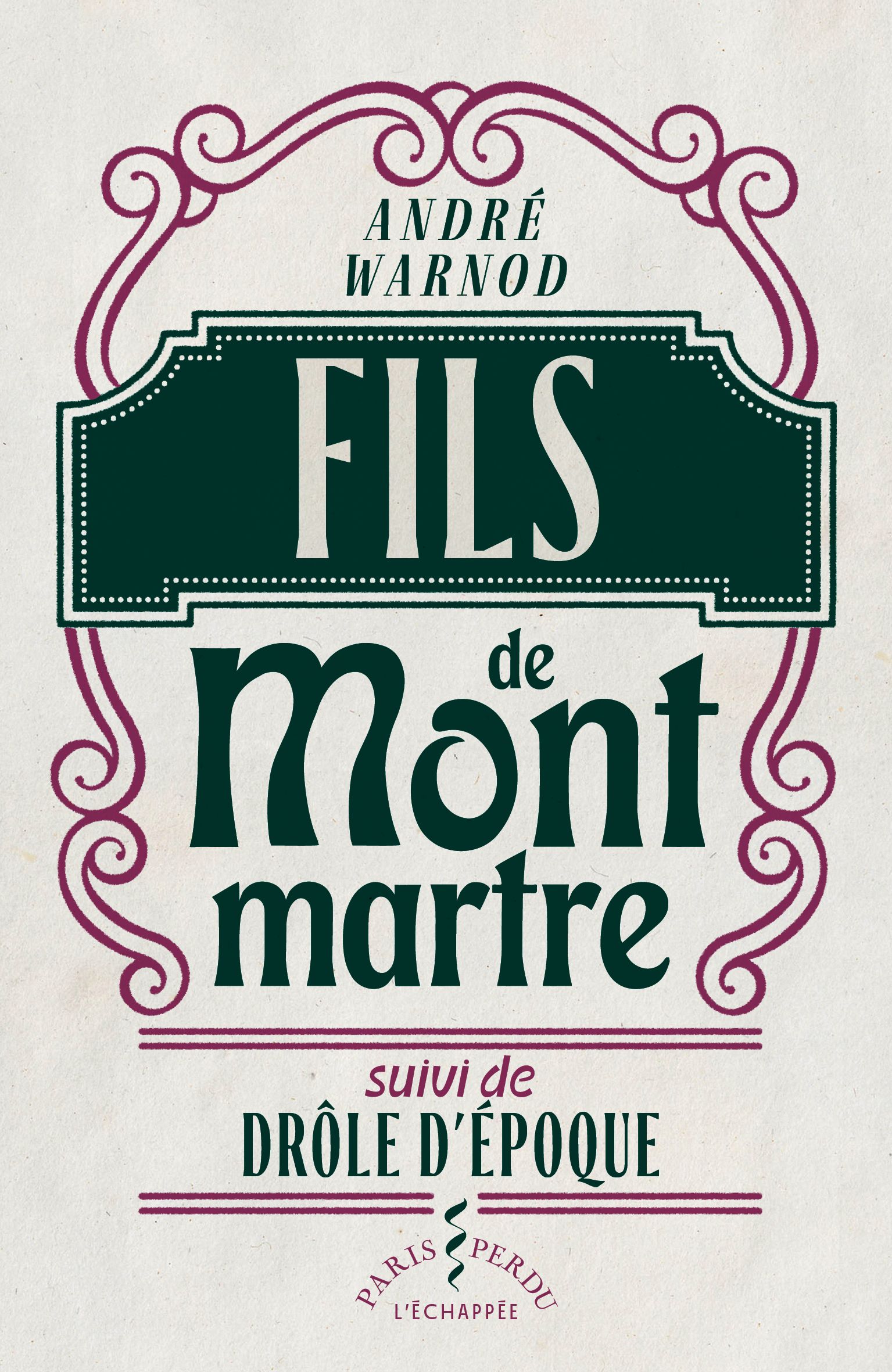 Couverture de l'album Fils de Montmartre
