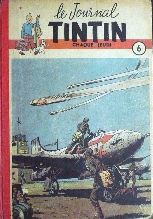 Couverture de l'album Tintin Tome 6 Tintin album du journal (n° 86 à 102)